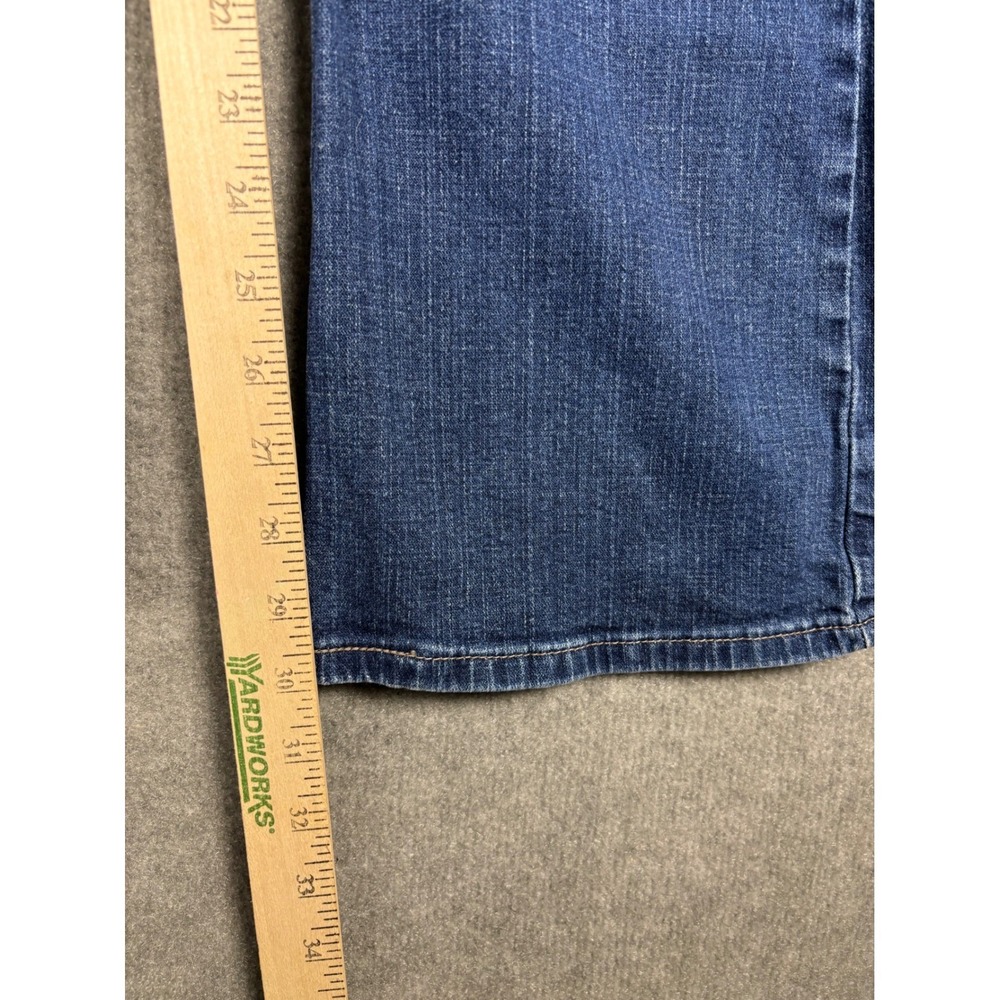 Levi's 524 Too Superlow Bootcut Jeans Size 17M Blue Low Rise Denim - Picture 9 of 10
